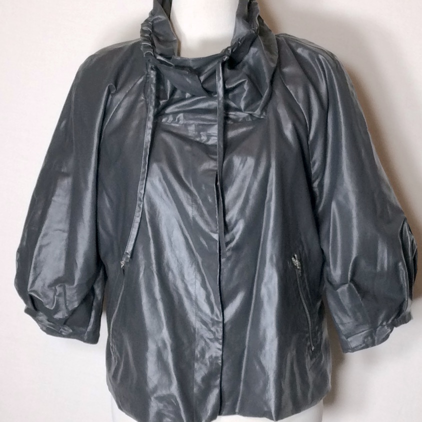 Lightweight Jacket W/Drawstring Collar